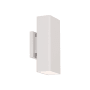 WAC Lighting Edgey 10" Tall Switchable Color Temperature LED Wall Sconce - Set to 3500K White