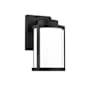 WAC Lighting Lantern 10" Tall LED Outdoor Wall Sconce Black