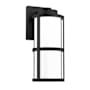 WAC Lighting Lantern 14" Tall LED Outdoor Wall Sconce Black