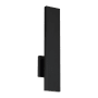 WAC Lighting Stag 18" Tall LED Outdoor Wall Sconce Set to 4000K Black