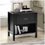 Walker Edison Lydia 24"W Modern Classic Solid Wood Nightstand Black