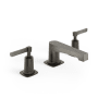 Watermark H-Line 115 1.2 GPM Widespread Bathroom Faucet with Pop-Up Drain Assembly Gun Metal