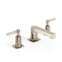 Watermark H-Line 115 1.2 GPM Widespread Bathroom Faucet with Pop-Up Drain Assembly Satin Nickel