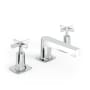 Watermark H-Line 115 1.2 GPM Widespread Bathroom Faucet with Pop-Up Drain Assembly Polished Chrome