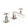 Watermark H-Line 115 1.2 GPM Widespread Bathroom Faucet with Pop-Up Drain Assembly Polished Nickel