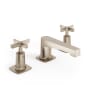 Watermark H-Line 115 1.2 GPM Widespread Bathroom Faucet with Pop-Up Drain Assembly Satin Nickel