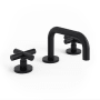 Watermark Loft 2.0 1.2 GPM Widespread Bathroom Faucet with Pop-Up Drain Assembly Matte Black
