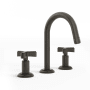 Watermark Anika 30 1.2 GPM Widespread Bathroom Faucet with Pop-Up Drain Assembly Gun Metal