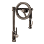 Waterstone Endeavor 1.75 GPM Single Hole Pull Down Kitchen Faucet with Lever Handle Black Nickel