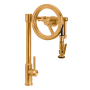 Waterstone Endeavor 1.75 GPM Single Hole Pull Down Kitchen Faucet with Lever Handle Classic Bronze