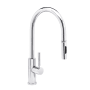 Waterstone Modern PLP 1.75 GPM Single Hole Toggle Pull Down Kitchen Faucet with Lever Handle Chrome
