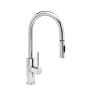 Waterstone Modern Prep Size PLP 1.75 GPM Single Hole Toggle Pull Down Kitchen Faucet with Lever Handle Chrome