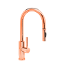 Waterstone Modern Prep Size PLP 1.75 GPM Single Hole Toggle Pull Down Kitchen Faucet with Lever Handle Polished Copper