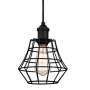 Westinghouse Nathaniel Single Light 7-5/8" Wide Mini Pendant Matte Black