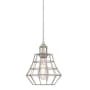 Westinghouse Nathaniel Single Light 7-5/8" Wide Mini Pendant Brushed Nickel