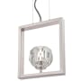 Westinghouse Zoa 4" Wide LED Crystal Mini Pendant Brushed Nickel