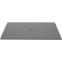 WETSTYLE Feel Collection 66" x 42" Rectangular Shower Base with 4 Threshold and Center Drain Concrete Gray