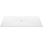 WETSTYLE Feel Collection 72" x 42" Rectangular Shower Base with 4 Threshold and Center Drain Slate White