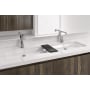 WETSTYLE CUBE 54" Rectangular WETMAR BiO Stone Composite Undermount Bathroom Sink Apollo White True High Gloss