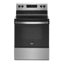 Whirlpool 30 Inch Wide 5.3 Cu. Ft. Free Standing In Electric Range with Closed Door Broiling Stainless Steel