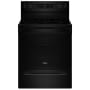 Whirlpool 30 Inch Wide 5.3 Cu. Ft. Free Standing Electric Range with Air Cooking Technology and FlexHeat Dual Elements Black