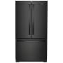 Whirlpool 36 Inch Wide 20 Cu. Ft. Energy Star Certified French Door Refrigerator with Interior Water Dispenser and LED Lighting Black