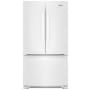 Whirlpool 36 Inch Wide 20 Cu. Ft. Energy Star Certified French Door Refrigerator with Interior Water Dispenser and LED Lighting White