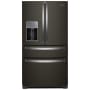 Whirlpool 36 Inch Wide 26 Cu. Ft. Fingerprint Resistant French Door Refrigerator with Prep and Store Bins Fingerprint Resistant Black Stainless