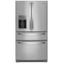 Whirlpool 36 Inch Wide 26 Cu. Ft. Fingerprint Resistant French Door Refrigerator with Prep and Store Bins Fingerprint Resistant Stainless Steel