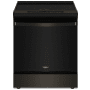 Whirlpool 30 Inch Wide 6.4 Cu. Ft. Energy Star Certified Slide In Fingerprint Resistant Induction Range with Griddle Zone and No Preheat Air Fry Fingerprint Resistant Black Stainless