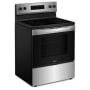 Whirlpool 30 Inch Wide 5.3 Cu. Ft. Free Standing Electric Range with FlexHeat Dual Elements Stainless Steel