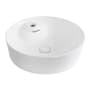 Whitehaus Isabella Plus 17-1/8" Vitreous China Vessel Bathroom Sink White