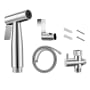 Whitehaus Spahaus Stainless Steel Hand-Held Bidet Sprayer Set Polished Chrome