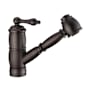 Whitehaus Vintage III Plus 1.5 GPM Single Hole Pull Out Kitchen Sink Faucet Oil Rubbed Bronze