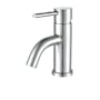 Whitehaus Waterhaus Single Hole Bathroom Faucet - Less Drain Assembly Polished Stainless Steel