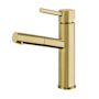 Whitehaus Waterhaus Single Hole Pull Down Kitchen Faucet Brass