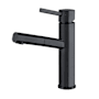 Whitehaus Waterhaus Single Hole Pull Down Kitchen Faucet Matte Black