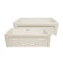 Whitehaus Glencove 33" Farmhouse Single Basin Fireclay Kitchen Sink Biscuit