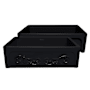 Whitehaus Glencove 33" Farmhouse Single Basin Fireclay Kitchen Sink Black