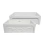 Whitehaus Glencove 33" Farmhouse Single Basin Fireclay Kitchen Sink White