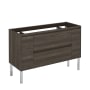 WS Bath Collections Ambra 47" Single Free Standing Vanity Cabinet Only - Less Vanity Top Samara Ash