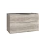 WS Bath Collections Dalia 39" Single Wall Mounted Vanity Cabinet Only - Less Vanity Top Grey Pine