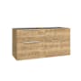 WS Bath Collections Dalia 50" Double Wall Mounted Vanity Cabinet Only - Less Vanity Top Natural Oak