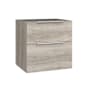 WS Bath Collections Dalia 24" Single Wall Mounted Vanity Cabinet Only - Less Vanity Top Grey Pine