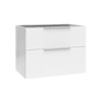 WS Bath Collections Dalia 32" Single Wall Mounted Vanity Cabinet Only - Less Vanity Top Glossy White