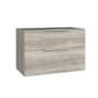 WS Bath Collections Dalia 35" Single Wall Mounted Vanity Cabinet Only - Less Vanity Top Grey Pine