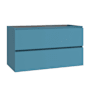 WS Bath Collections Flora 39" Single Wall Mounted Vanity Cabinet Only - Less Vanity Top Island Matte