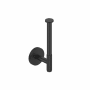 WS Bath Collections Klass Wall Mounted Euro Toilet Paper Holder Matte Black