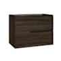WS Bath Collections Menta 32" Single Wall Mounted Vanity Cabinet Only - Less Vanity Top Wenge