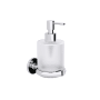 WS Bath Collections Sbeca Wall Mounted Soap Dispenser Polished Chrome / Frosted Glass